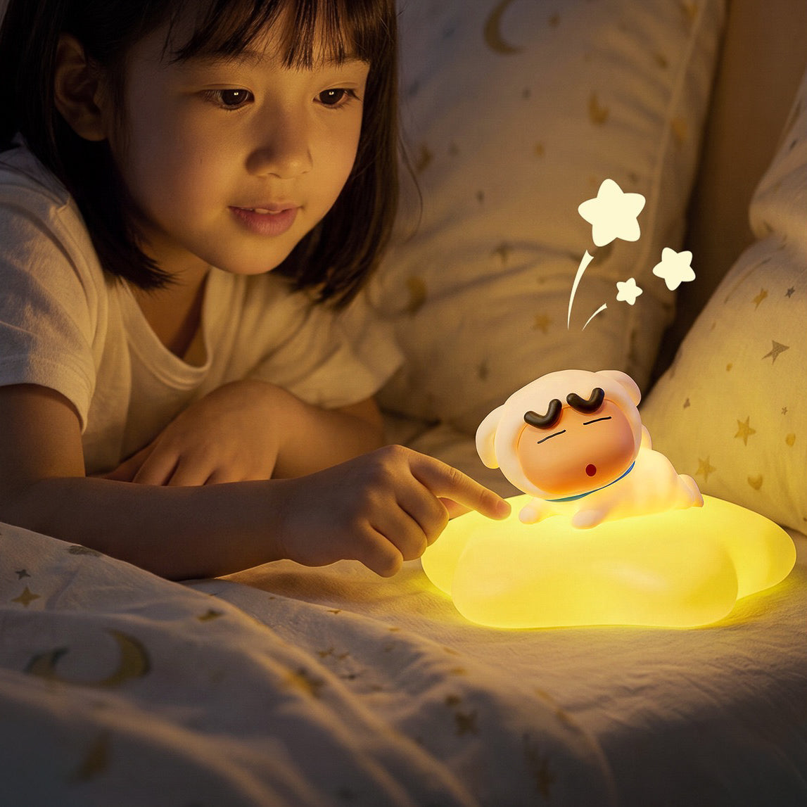 Star Cookie Shin Chan LED Night Lamp (5-9 Working Days Delivery)