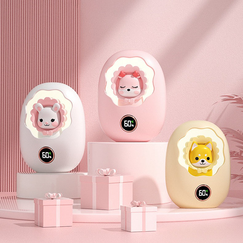 Egg Shell Flower Powerbank + Handwarmer (5-9 Working Days Delivery)
