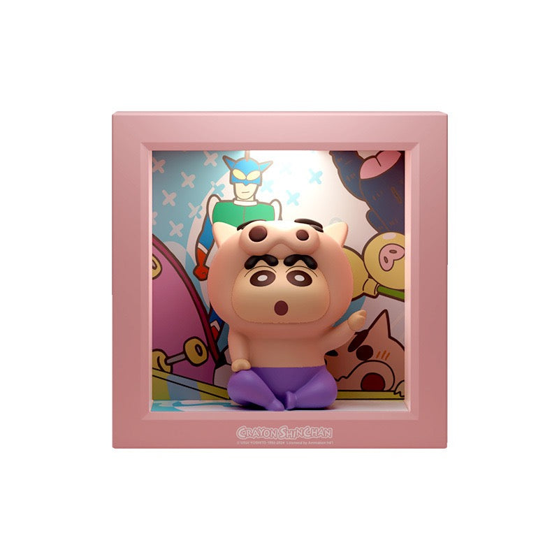 Crayon Shin Chan Framed Figurine Night Lamp (5-9 Working Days Delivery)