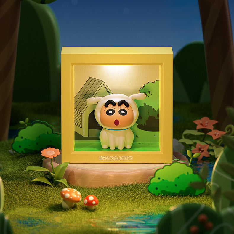 Crayon Shin Chan Framed Figurine Night Lamp (5-9 Working Days Delivery)