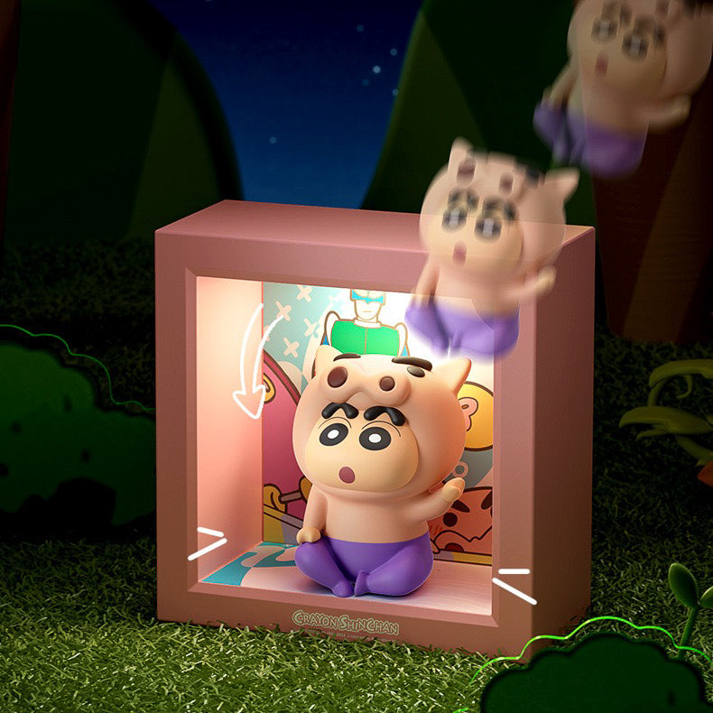 Crayon Shin Chan Framed Figurine Night Lamp (5-9 Working Days Delivery)