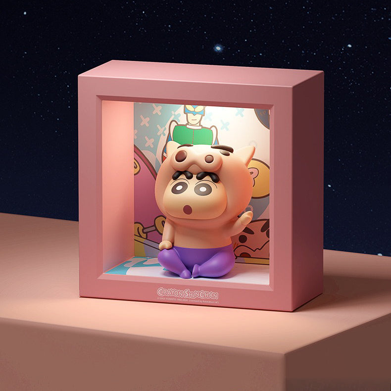 Crayon Shin Chan Framed Figurine Night Lamp (5-9 Working Days Delivery)