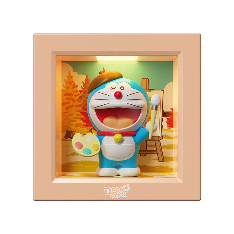 << READY STOCK >> Doraemon Framed Figurine Night Lamp