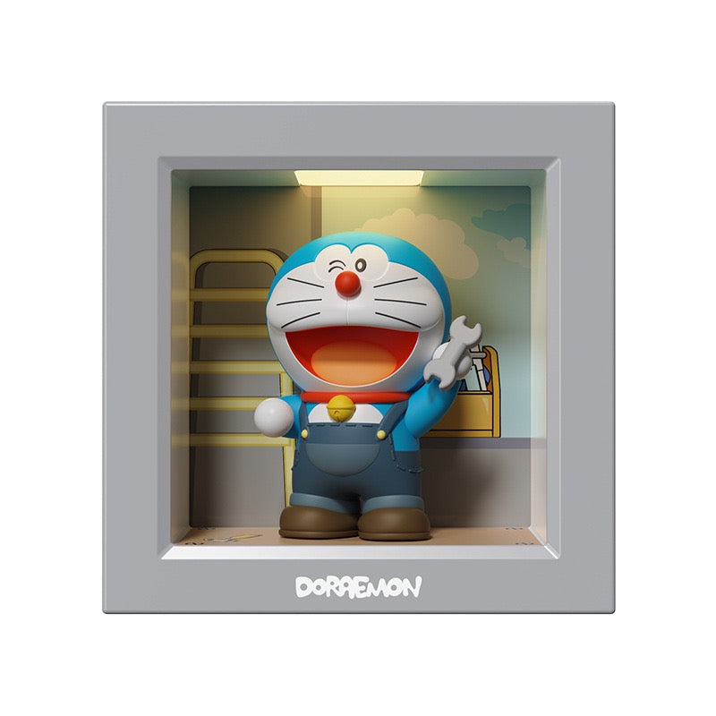 << READY STOCK >> Doraemon Framed Figurine Night Lamp