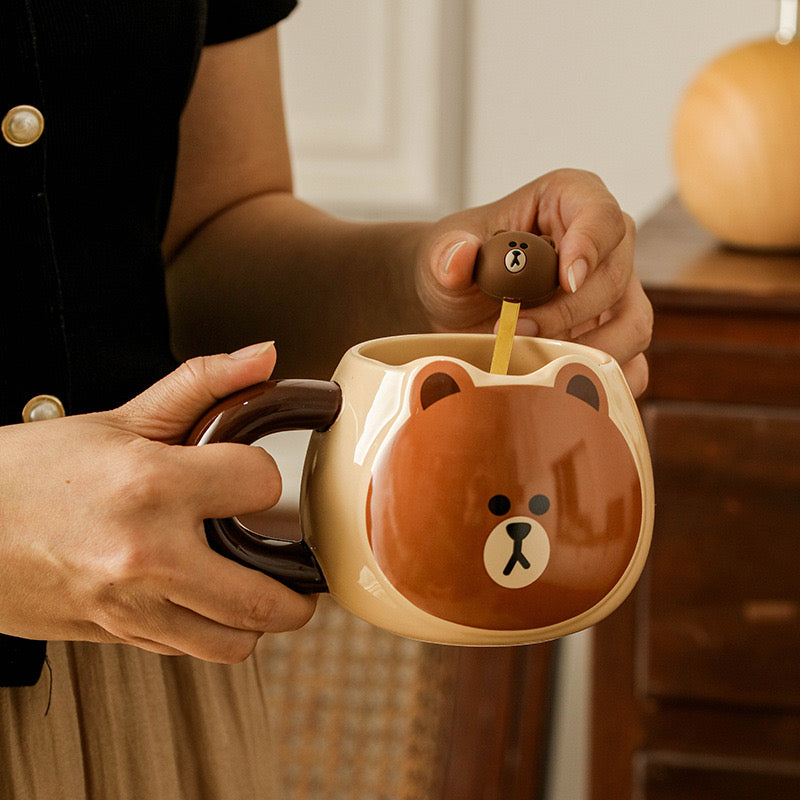 << READY STOCK >> LINE FRIENDS Coffee Mug Gift Set