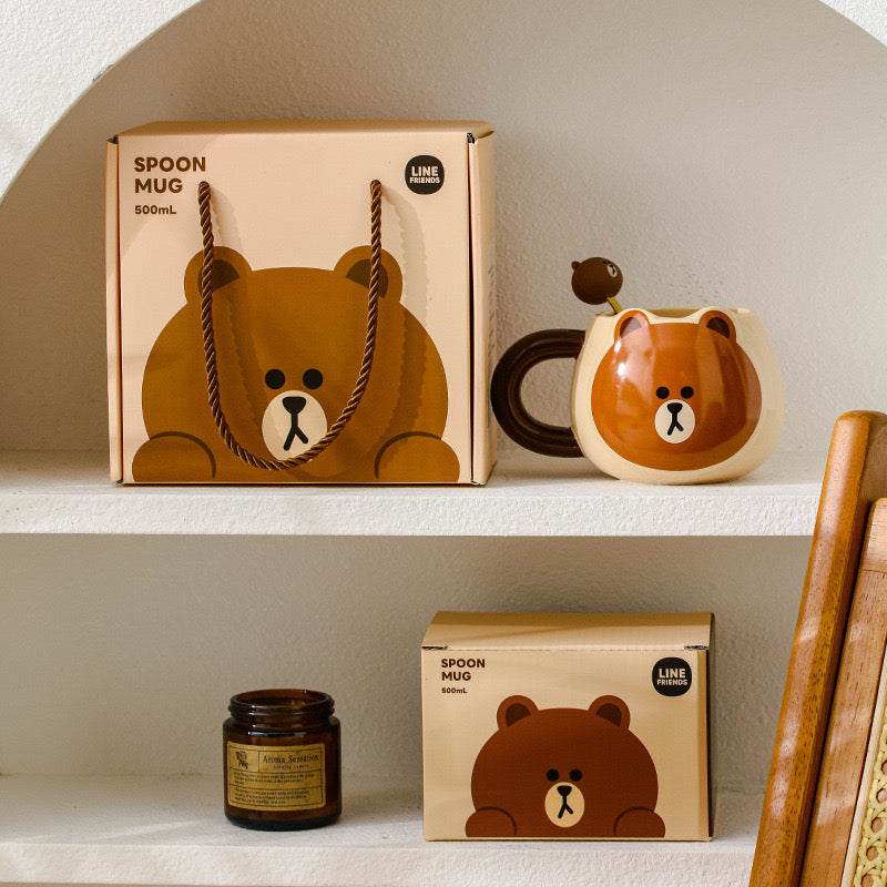 << READY STOCK >> LINE FRIENDS Coffee Mug Gift Set