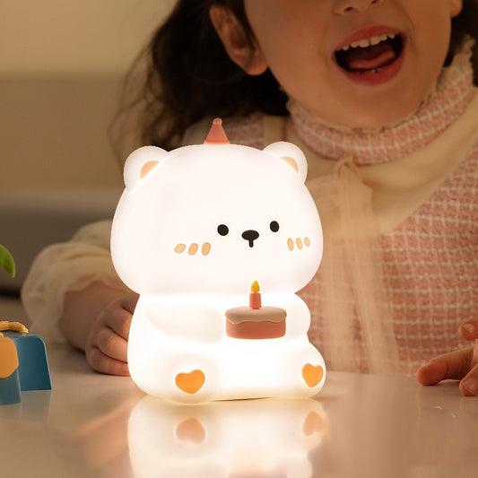 Birthday Bear LED Night Lamp (5-9 WORKING DAYS DELIVERY)