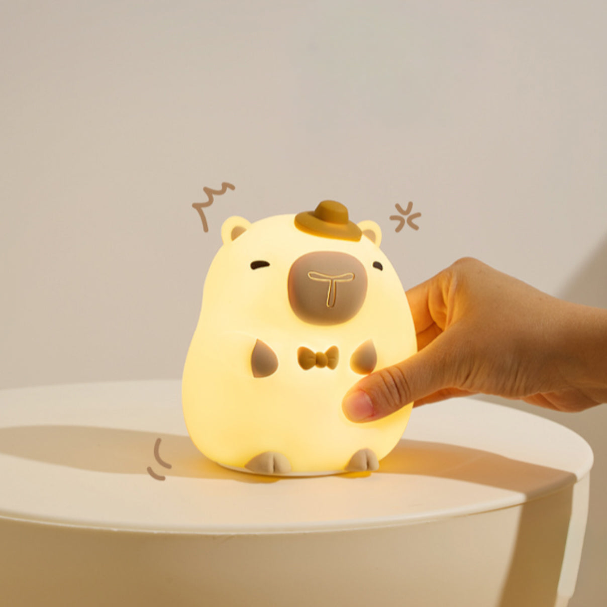 <<READY STOCK>> Gentlemen Capybara LED Night Lamp