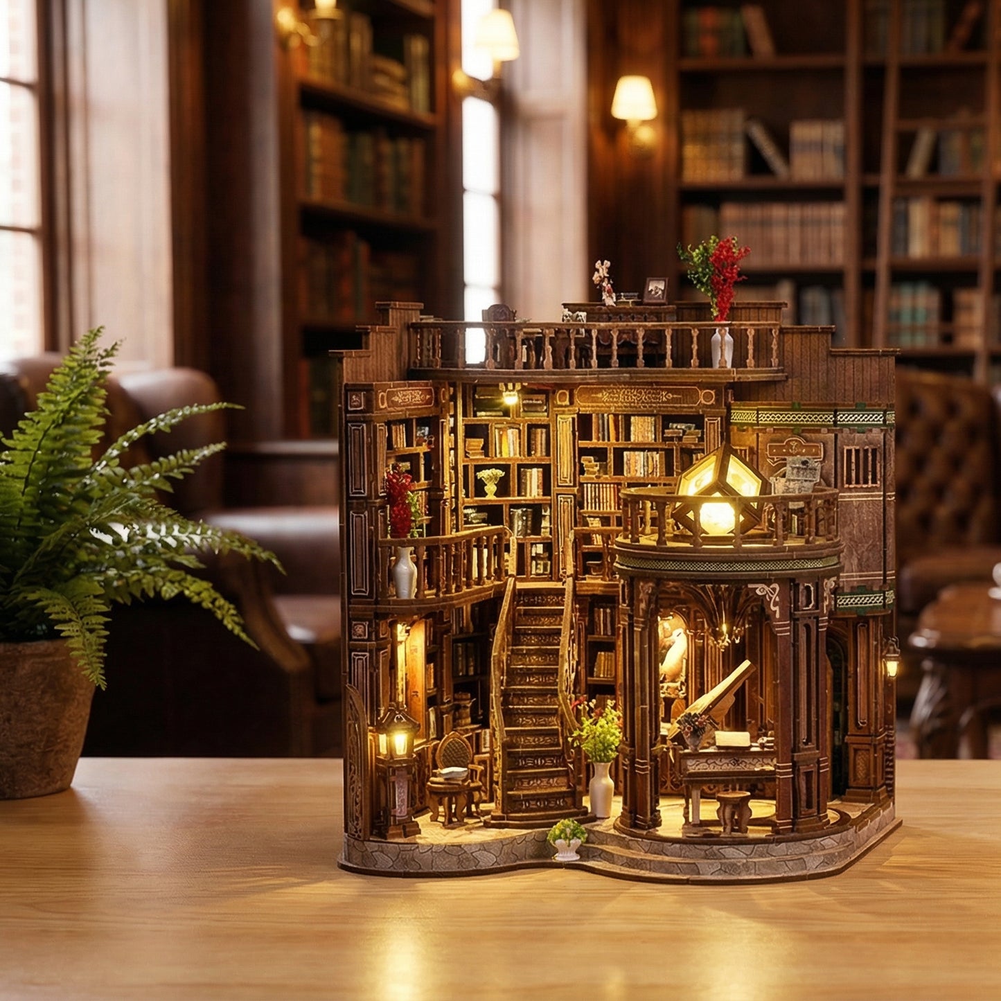 DIY Self-Assembled Miniature Kit - The Great Library (5-9 Working Days Delivery)