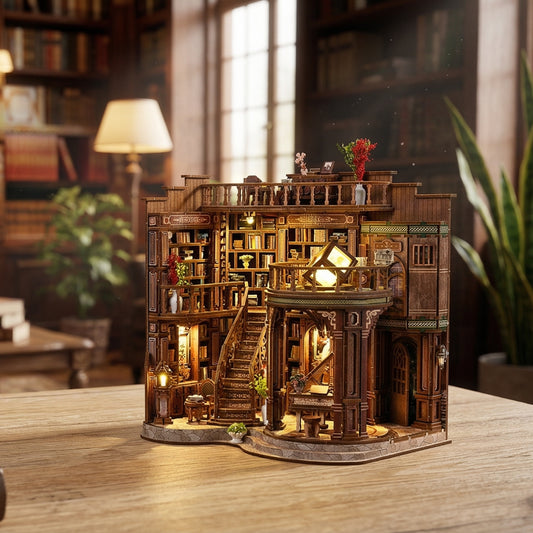 DIY Self-Assembled Miniature Kit - The Great Library (5-9 Working Days Delivery)