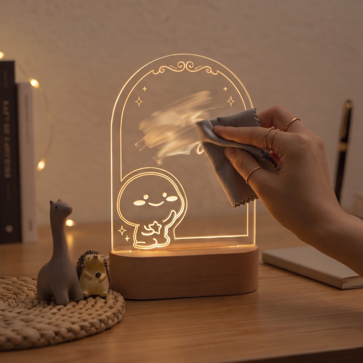 Quby LumiBoard Acrylic Night Lamp (5-9 Working Days Delivery)