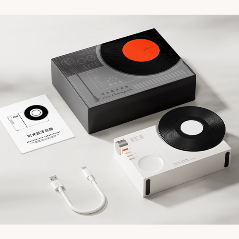 Modern Vinyl Bluetooth Speaker (5 - 9 Working Days Delivery)