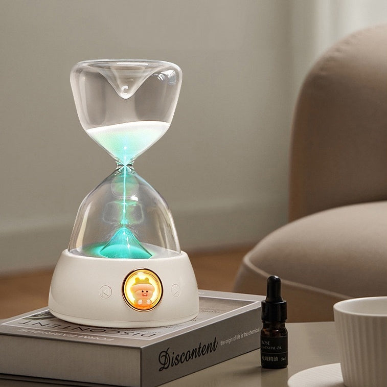 << READY STOCK >> Hourglass Bluetooth Speaker With Rainbow Lighting