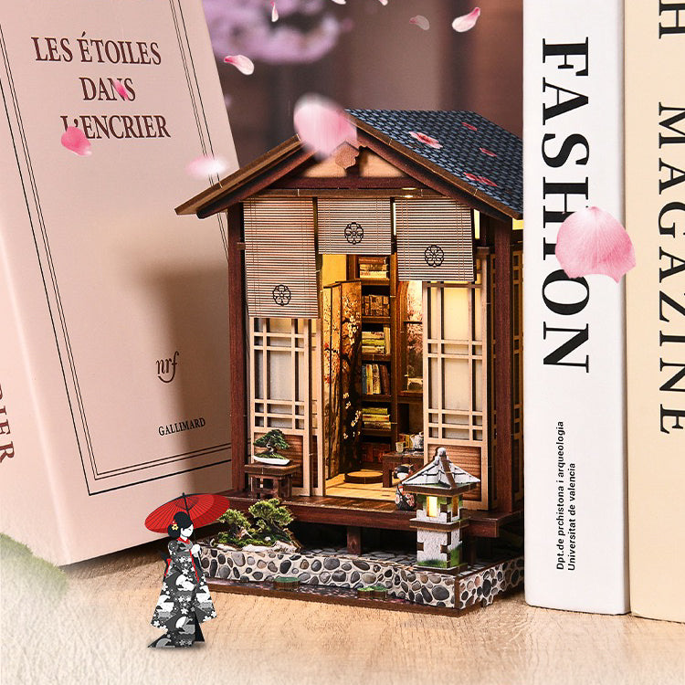 DIY Self-Assembled Miniature Kit - Japanese Book House (5-9 Working Days Delivery)