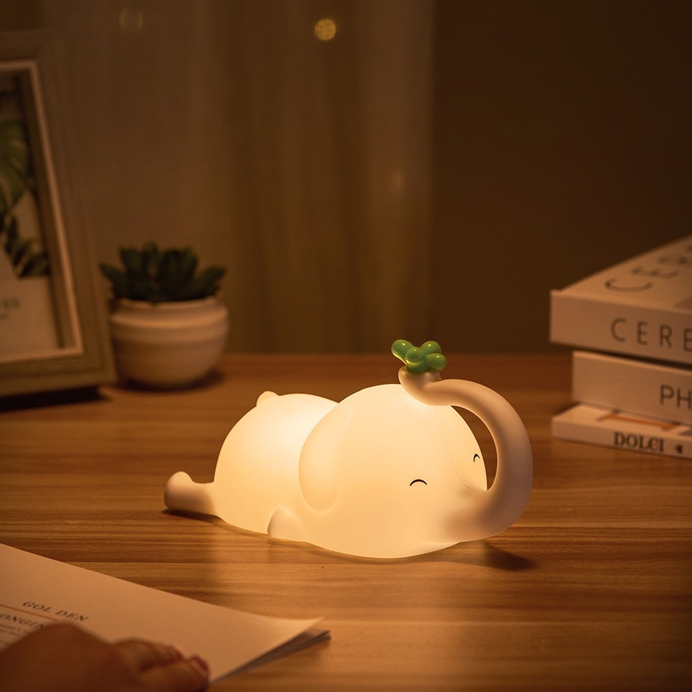 << 1 - 4 DAYS DELIVERY >> Elephant Silicone LED Night Lamp