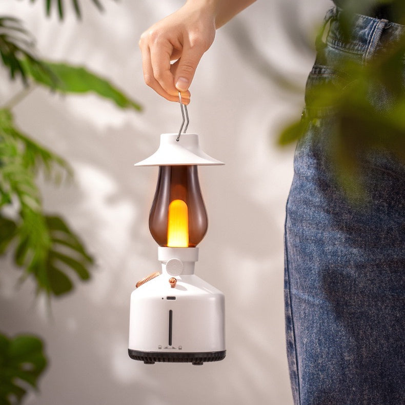 Retro Gas Light 2 in 1 Bluetooth Speaker + LED Night Lamp (5-9 WORKING DAYS DELIVERY)