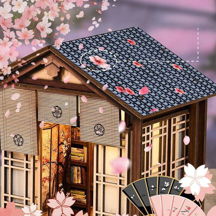 DIY Self-Assembled Miniature Kit - Japanese Book House (5-9 Working Days Delivery)