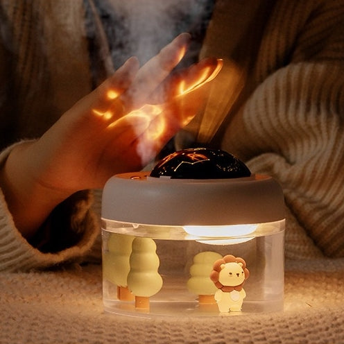 << 1 - 4 DAYS DELIVERY >> Underwater Jungle Humidifier With Pattern Projector Light
