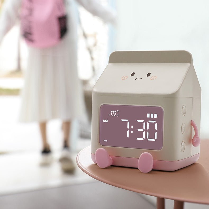 << READY STOCK >> Milk Container Alarm Clock
