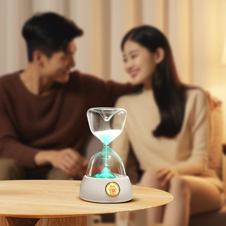 << READY STOCK >> Hourglass Bluetooth Speaker With Rainbow Lighting