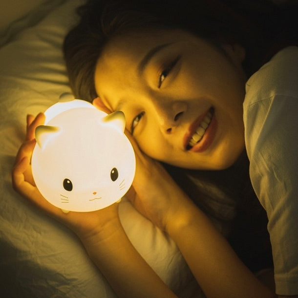 Cute Kitten LED Night Lamp (5-9 WORKING DAYS DELIVERY)