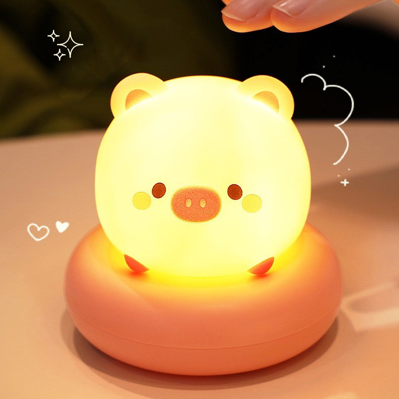 Cute Animal 2 Mini LED Night Lamp (5-9 Working Days Delivery)