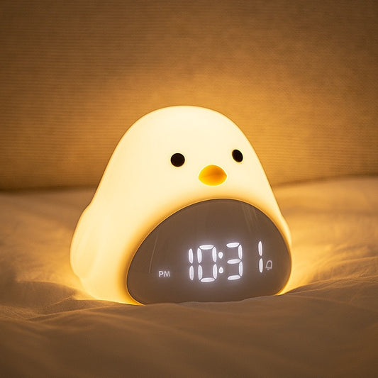 Baby Chick 2 in 1 Alarm Clock + LED Night Lamp (5-9 Working Days Delivery)