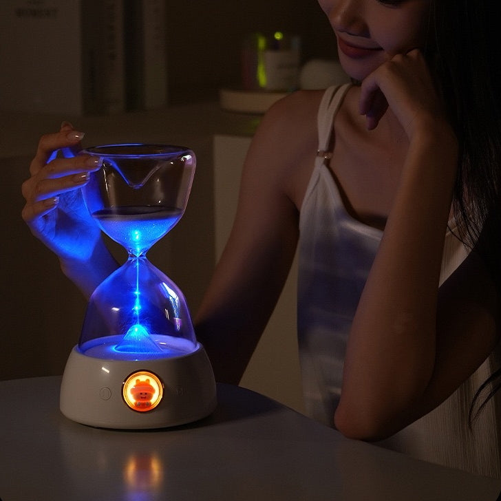 << READY STOCK >> Hourglass Bluetooth Speaker With Rainbow Lighting