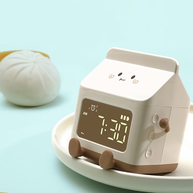 << READY STOCK >> Milk Container Alarm Clock