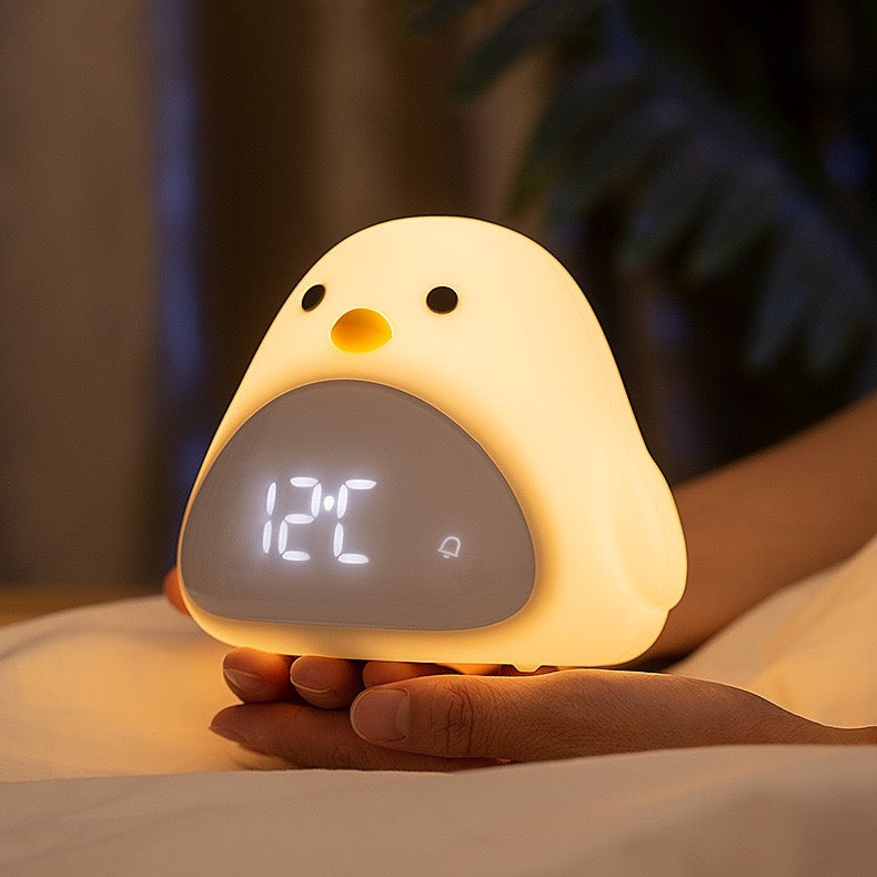 Baby Chick 2 in 1 Alarm Clock + LED Night Lamp (5-9 Working Days Delivery)
