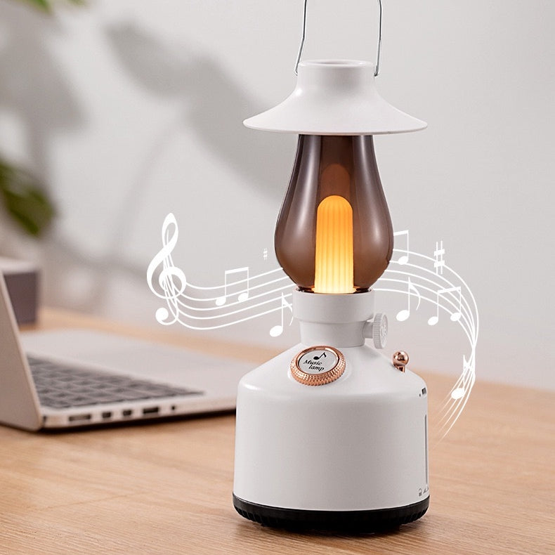 Retro Gas Light 2 in 1 Bluetooth Speaker + LED Night Lamp (5-9 WORKING DAYS DELIVERY)