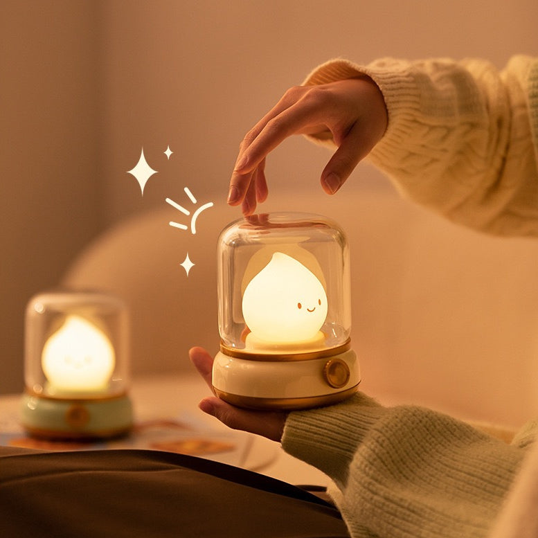 << READY STOCK >> Oil Lantern Flame LED Night Lamp