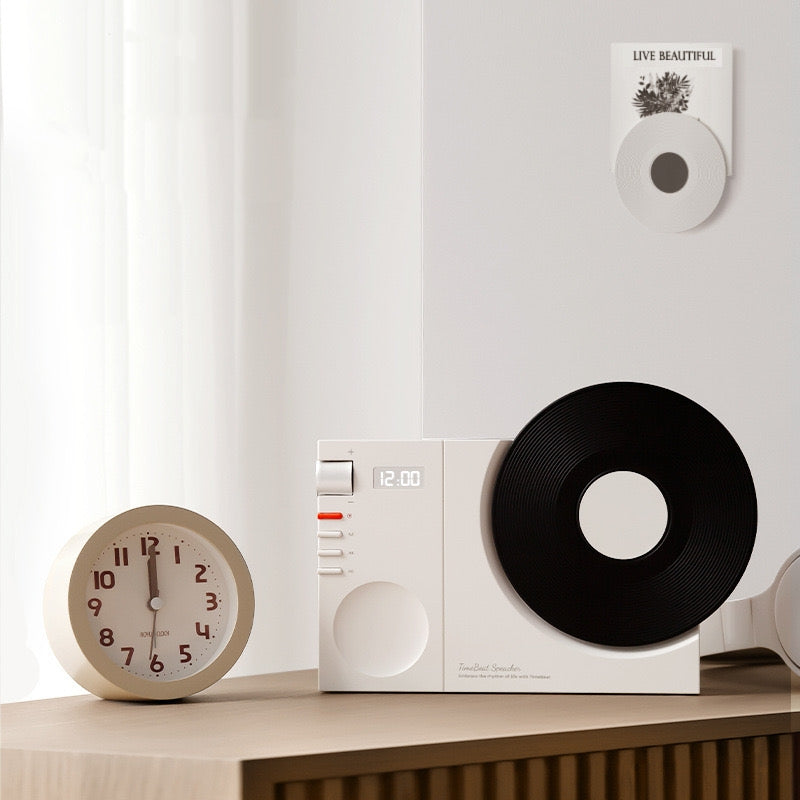 Modern Vinyl Bluetooth Speaker (5 - 9 Working Days Delivery)