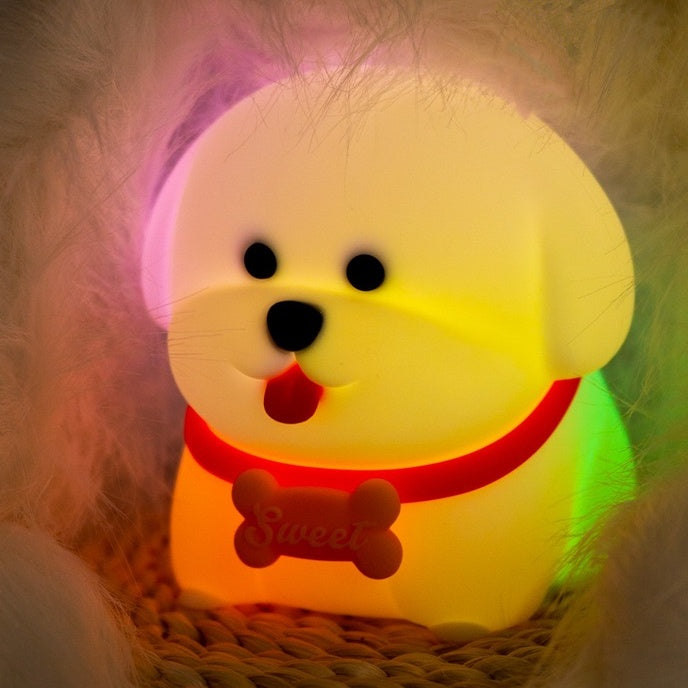 << READY STOCK >> Cute Puppy LED Night Lamp