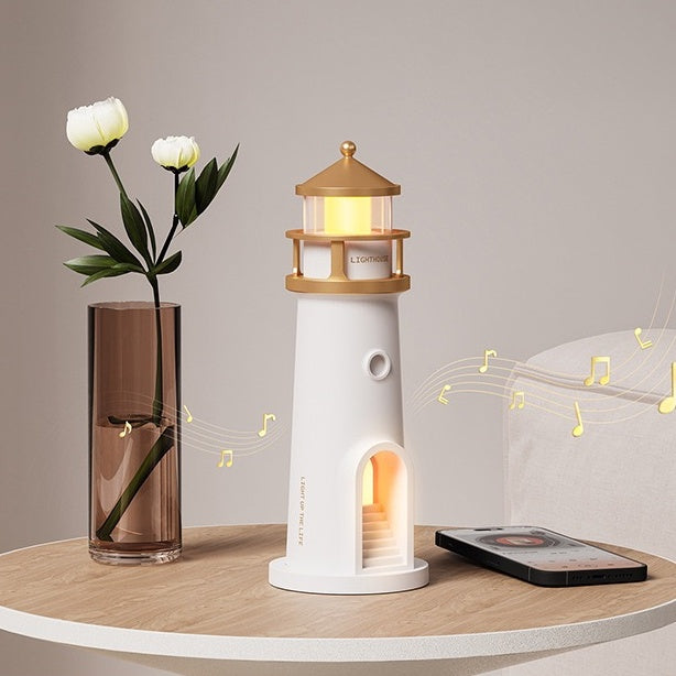 Light House Bluetooth Speaker + Night Lamp (5-9 Working Days Delivery)