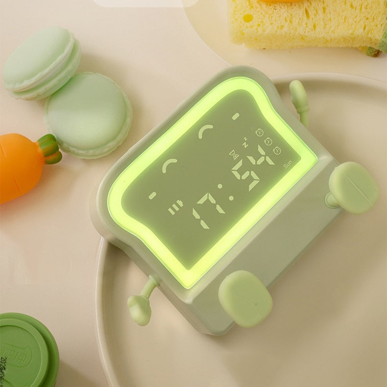 Cute Toast Alarm Clock (5 - 9 Working Days Delivery)