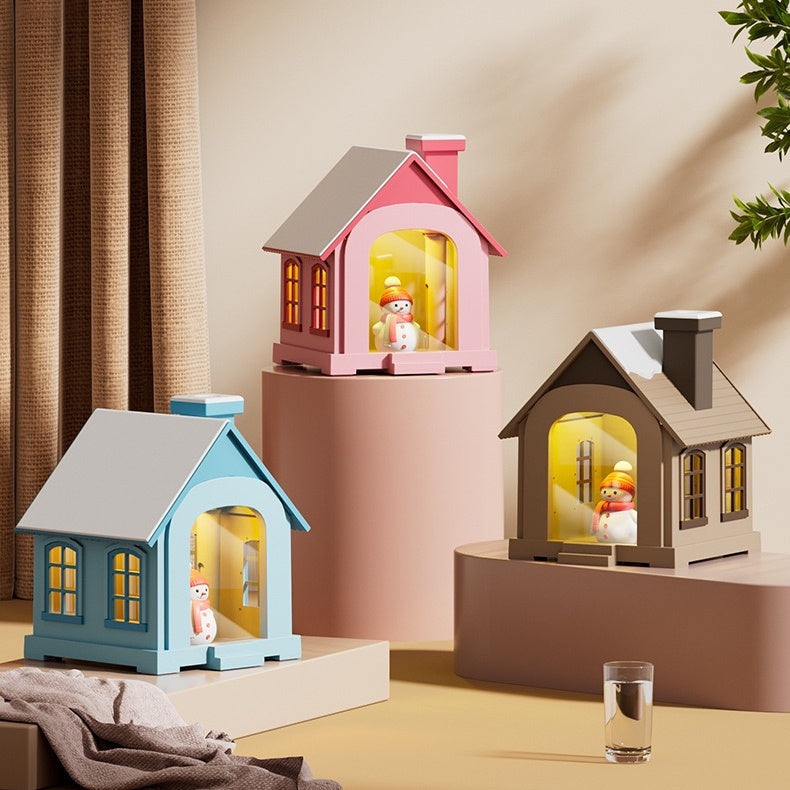 Snowman In Hut Humidifier (5-9 Working Days Delivery)