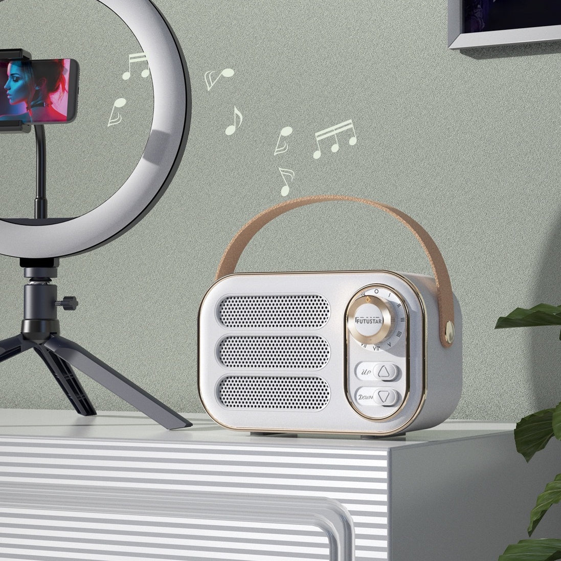 << READY STOCK >> DW13 Vintage Bluetooth Speaker