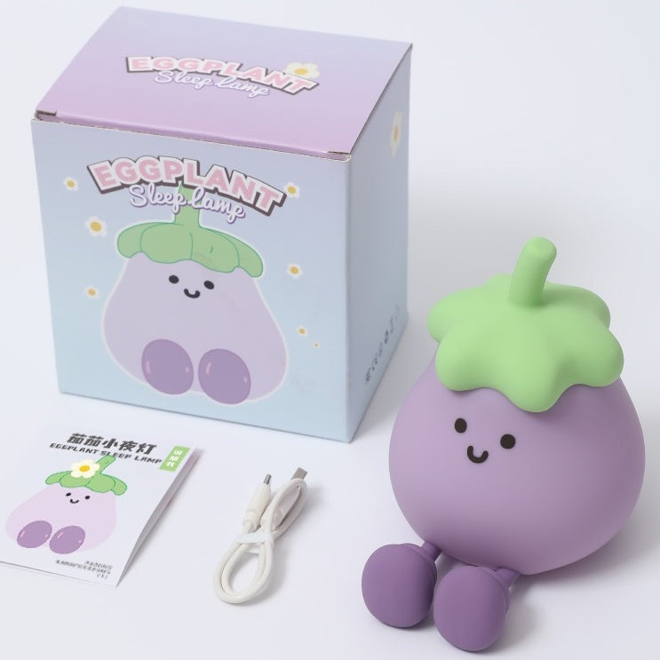 Eggplant LED Night Lamp (5-9 Working Days Delivery)