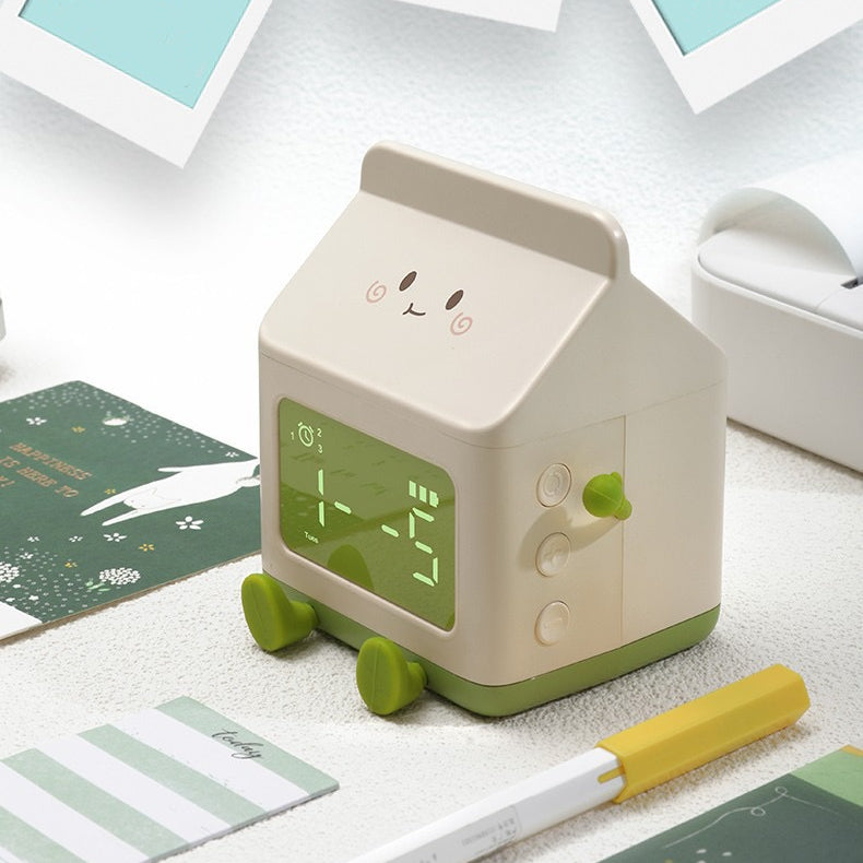 << READY STOCK >> Milk Container Alarm Clock