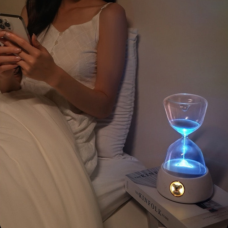 << READY STOCK >> Hourglass Bluetooth Speaker With Rainbow Lighting