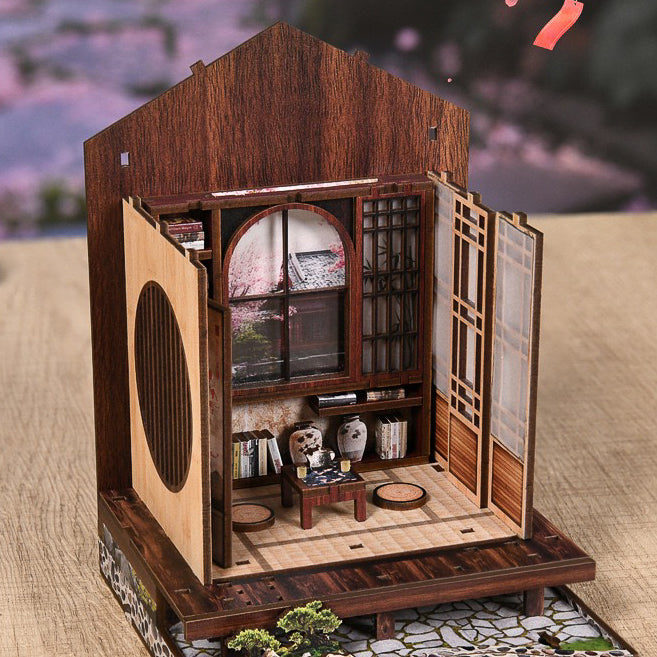 DIY Self-Assembled Miniature Kit - Japanese Book House (5-9 Working Days Delivery)