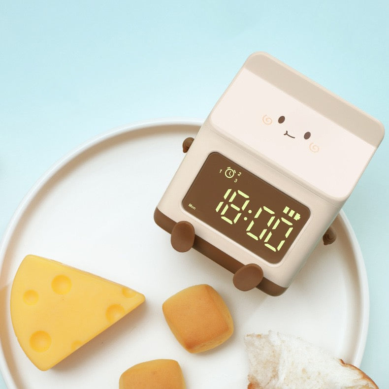 << READY STOCK >> Milk Container Alarm Clock