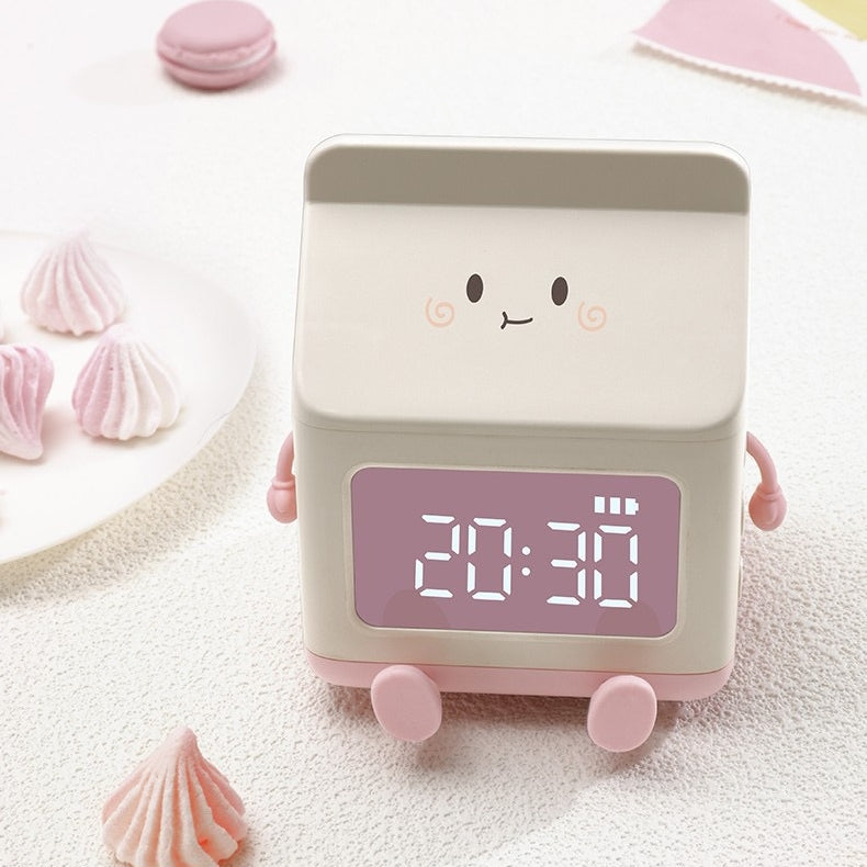 << READY STOCK >> Milk Container Alarm Clock