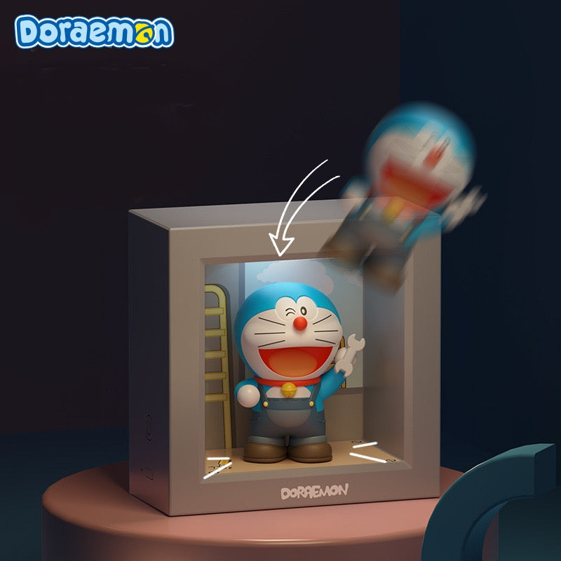 << READY STOCK >> Doraemon Framed Figurine Night Lamp