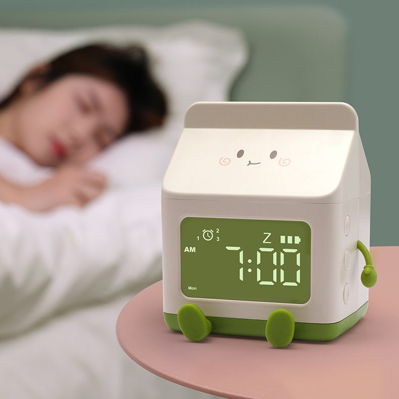<< READY STOCK >> Milk Container Alarm Clock