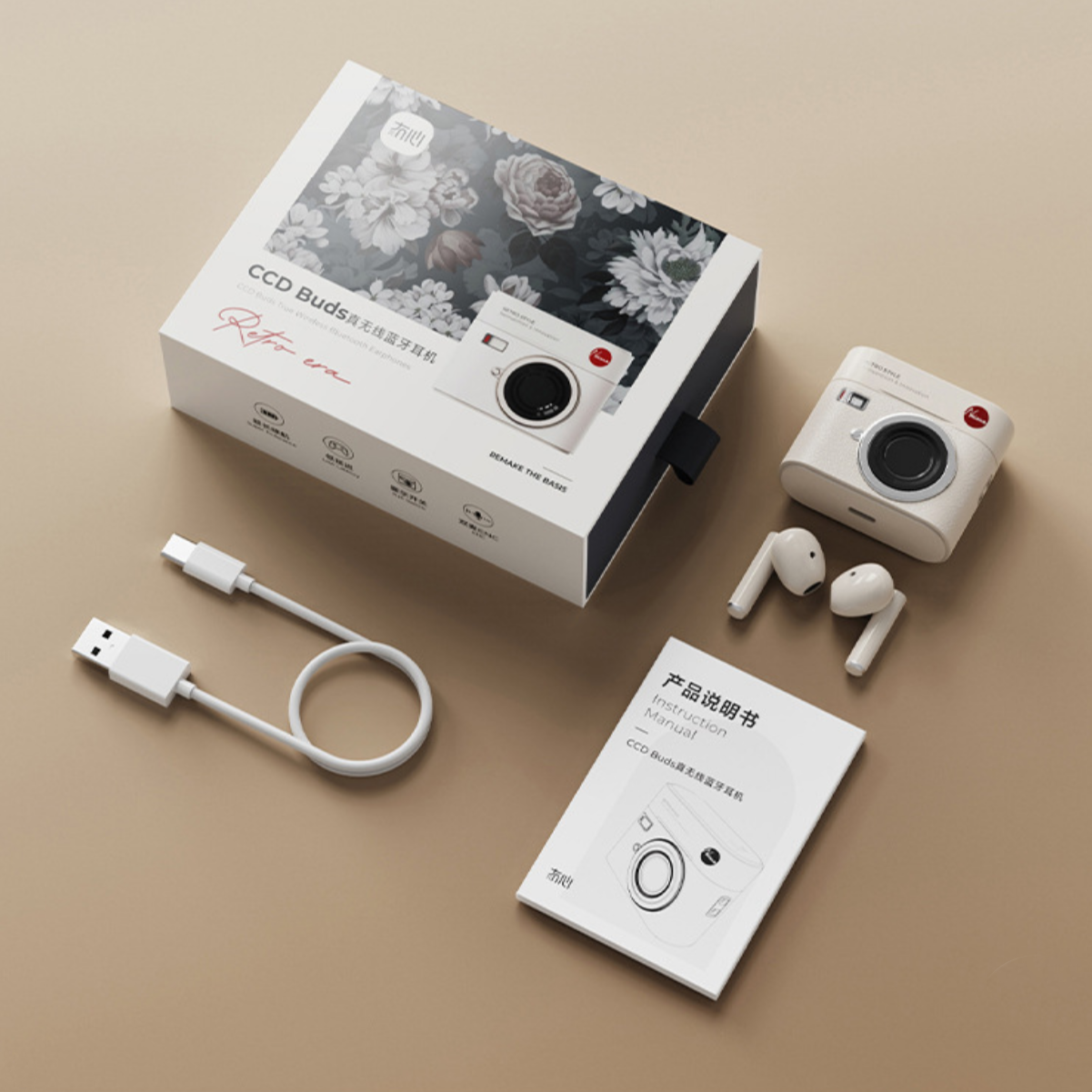 LiberFeel CCD Buds TWS Bluetooth Earbuds  (5-9 WORKING DAYS DELIVERY)