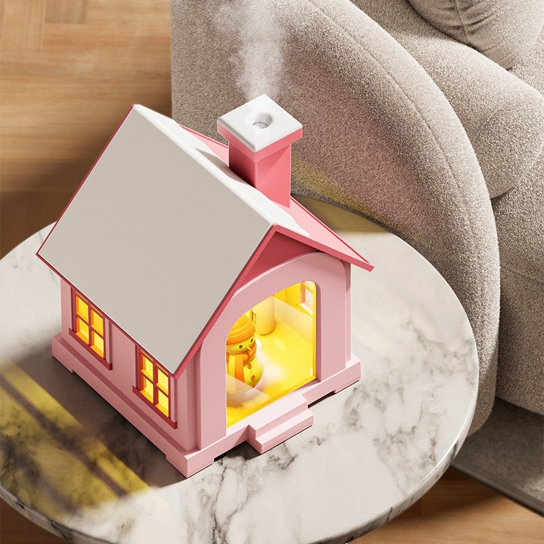 Snowman In Hut Humidifier (5-9 Working Days Delivery)