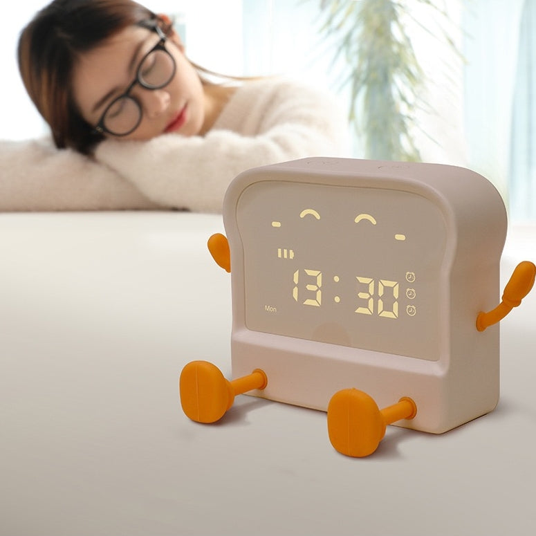 Cute Toast Alarm Clock (5 - 9 Working Days Delivery)