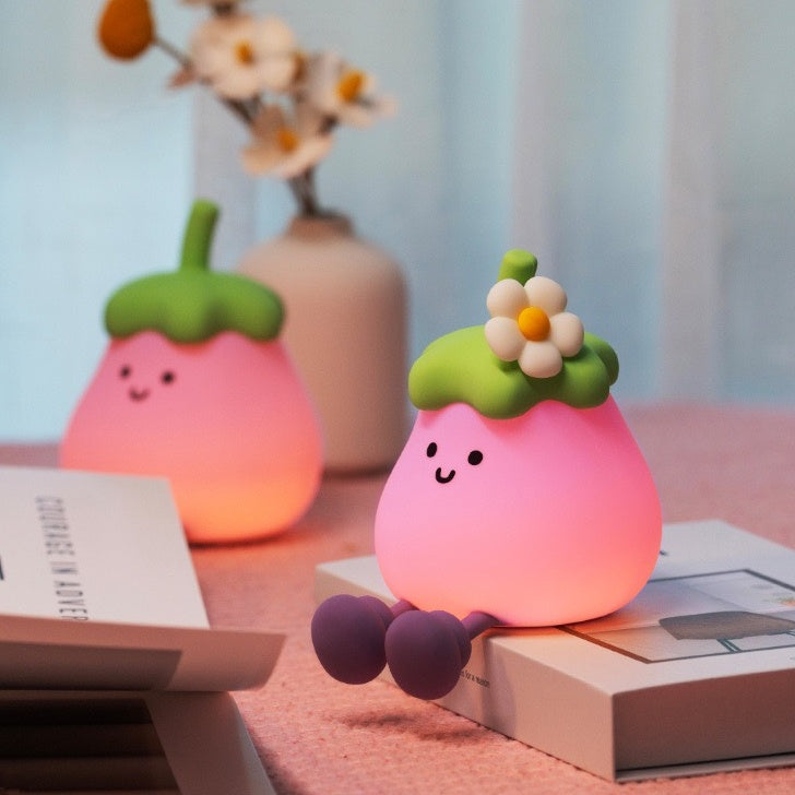 Eggplant LED Night Lamp (5-9 Working Days Delivery)